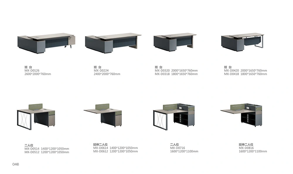 Office Computer Desk 2 4 6 Person Wood Workstation Cubicle Partition Open Space Staff Work Station Desk Table