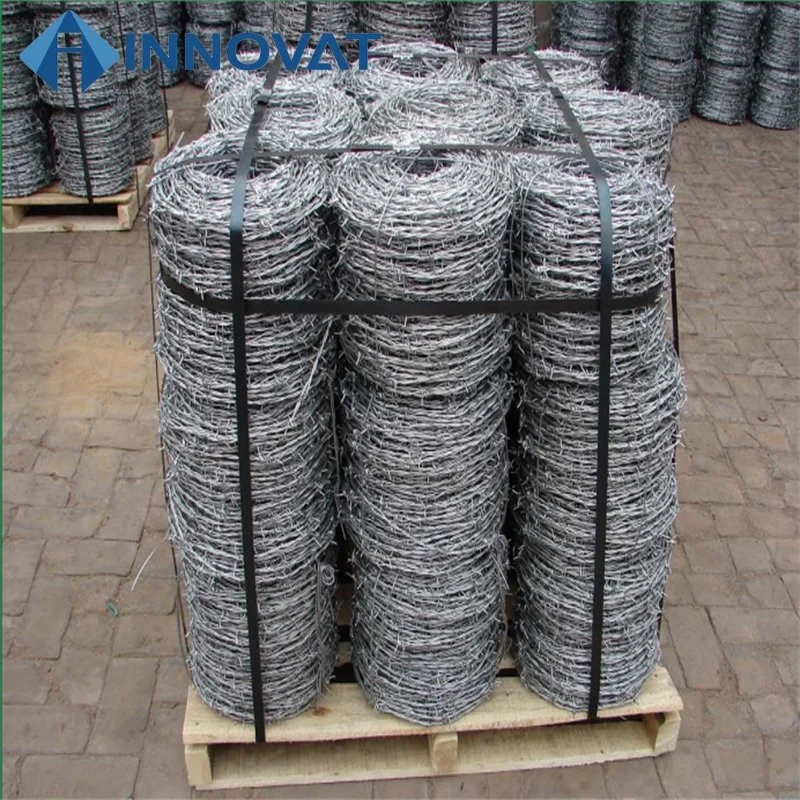 Electro Galvanized Barbed Wire/Reverse Twist High Tensile Barbed Wire/Barbed Wire Barbed Iron Wire/Hot-Dipped Galvanized Steel Barbed Wire