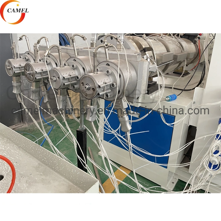 High Productivity 300-400kg/H Camel Machinery Four Cavity PVC Pipe Extrusion Line