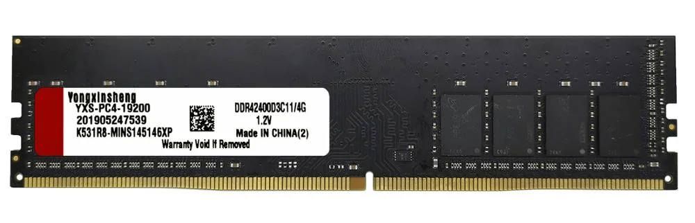 ذاكرة DDR4 سعة 4 جيجابايت سعة 4 جيجابايت وسعة 32 جيجابايت وسرعة 2666 ميجاهرتز 3200 ميجاهرتز Desktop AMD ذاكرة اللوحة الأم لوحدة المعالجة المركزية من Intel Rams 288 Pin 1.2 V