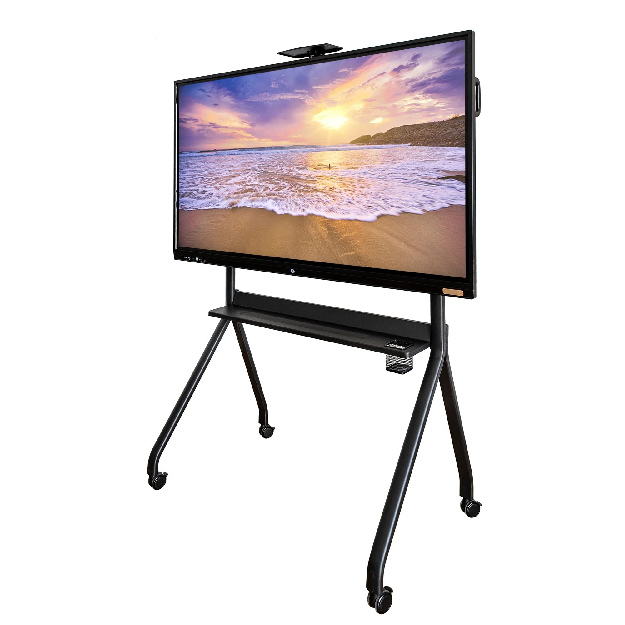 Computador tátil LED de infravermelhos 4K plano interativo de placa inteligente Kiosk Conferência Reunião quadro branco visor IFP 65" 110" painel Miboard V11. T2