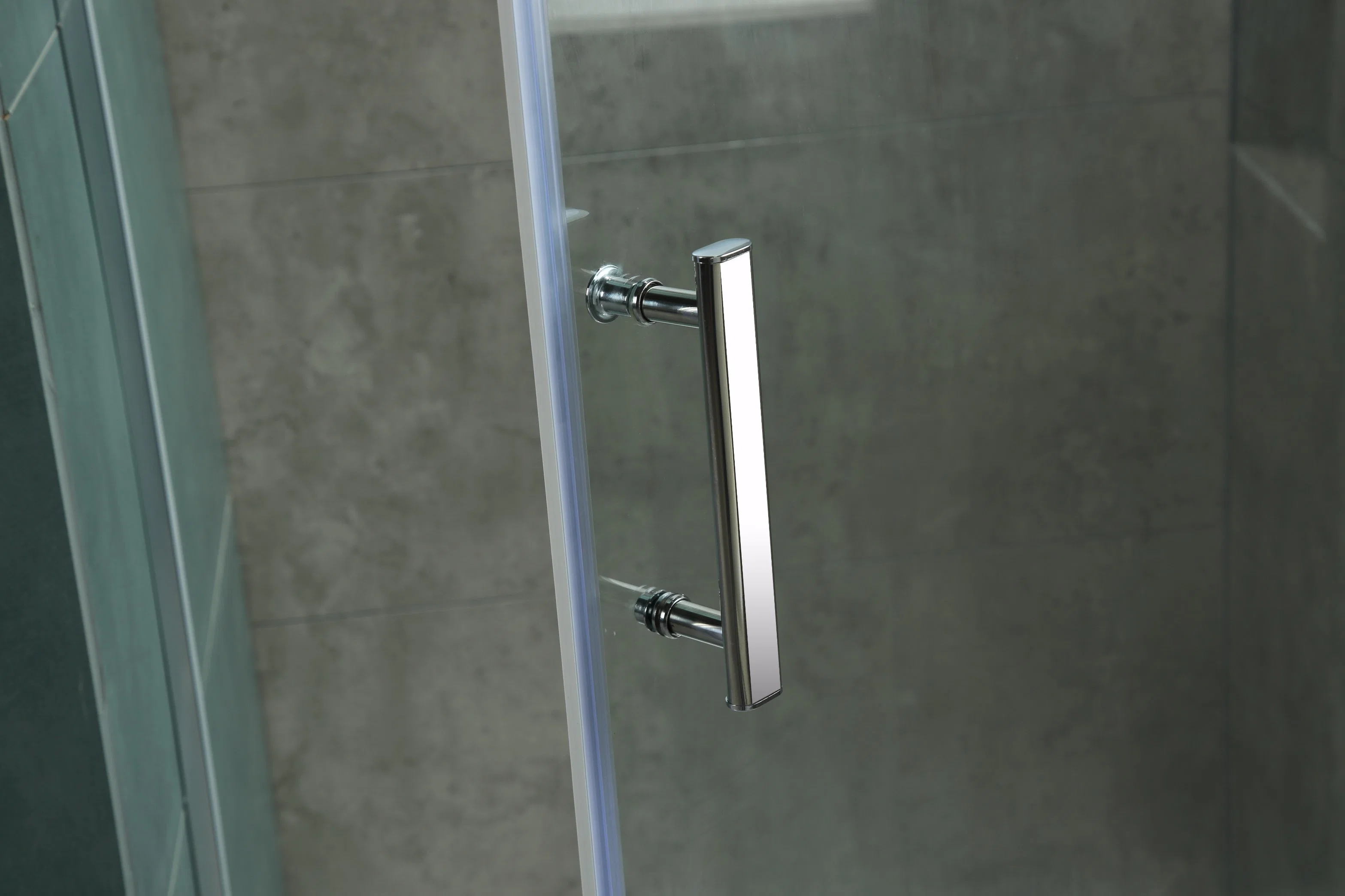 Walk-in Modern Style Aluminium Profile Shower Screen with Tempered Glass