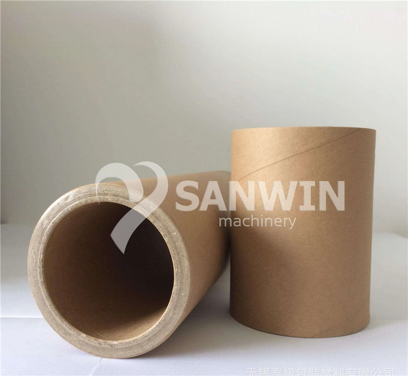 Spiral Kraft Cardboard Paper Tube Core Making Cutting Winding Machine