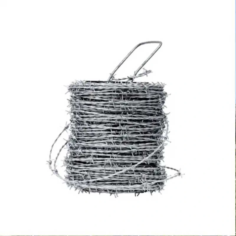 Galvanized Stainless Steel Barbed Wire Wire with Coil Outside Diameter 400-1100mm for Fence Mesh