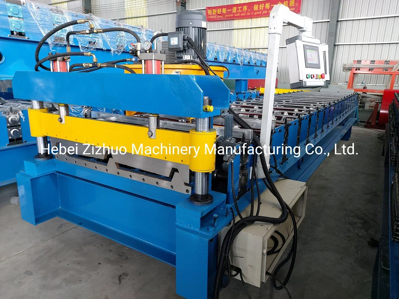 Direct Factory Steel Trapezoidal Roof Panel Box Profile Rib Ibr Roofing Sheet Cold Deck Roll Forming Machine China Price