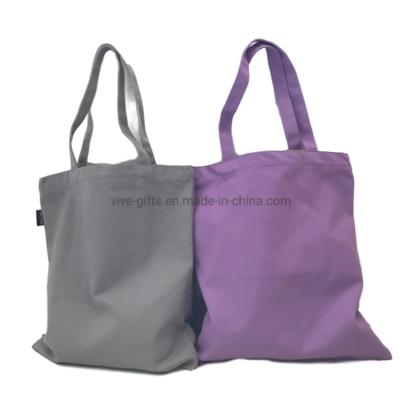 12oz Cheap Customized Logo Tote Lady Shopping Cotton Canvas Hand Bag