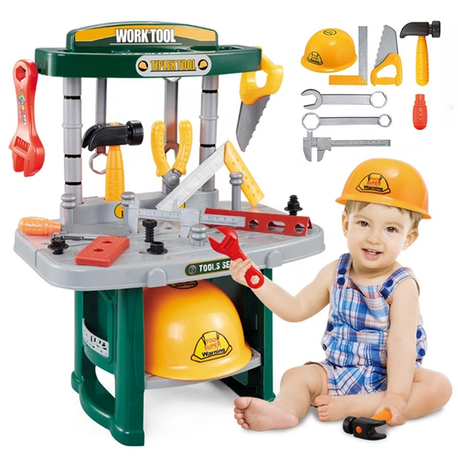 Tombotoys Hot Sale Kids Repair Tool Workbench Toy Set Educational Pretend Play Boy Toys Fun Children Best Gift Tool Set Toys