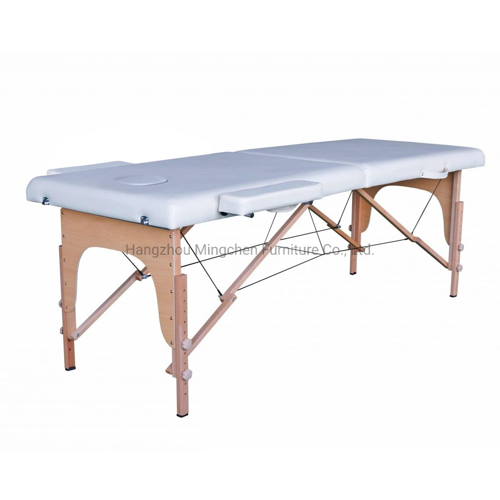 طاولة تدليك قابلة للطي على السرير من مادة PVC بالأسلوب الأوروبي