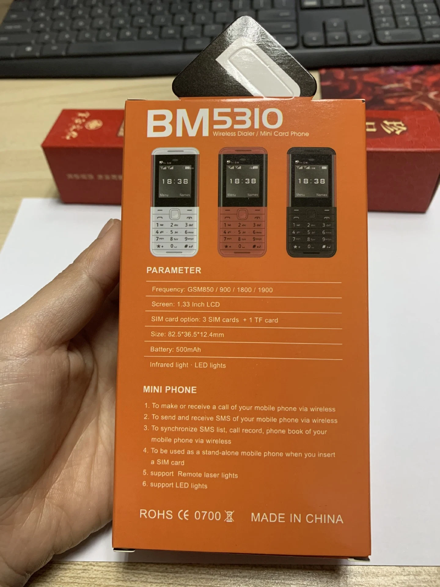 Factory Wholesale/Supplier Noki a Bm5310 Small Bluetooth Mini Mobile Phone Cell Phone Dual SIM Slots