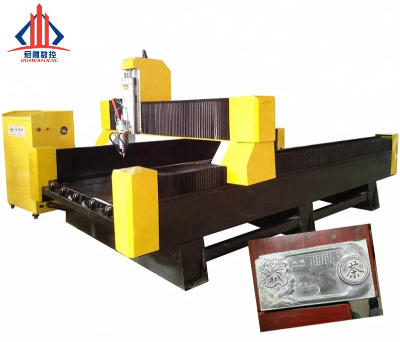 Gd1325 3 Axis with Helical Gear Rack Heavy CNC Router Machine for Stone Marble Engraving