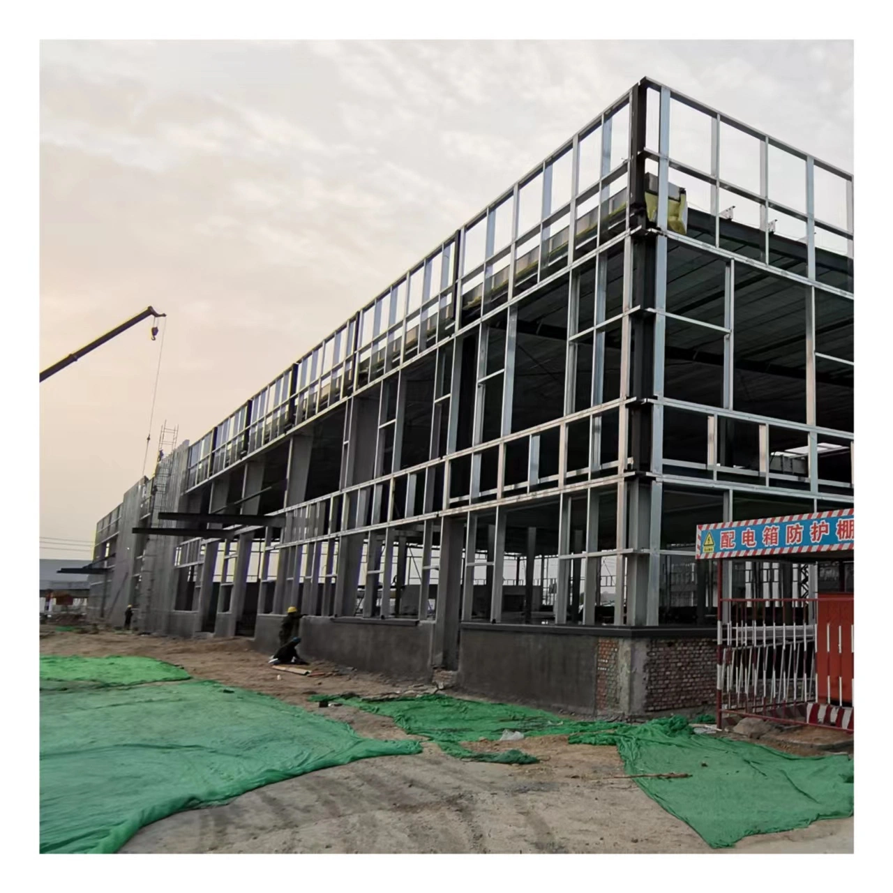 Pre-Engineering Manufactured Project Steel Structure Building Hotels with Mezzanine Floors