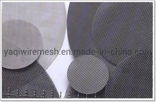 50 - 200 Mesh Multi-Layer Stainless Steel Wire Cloth Screen Filter Disc Air Filter for Chemical