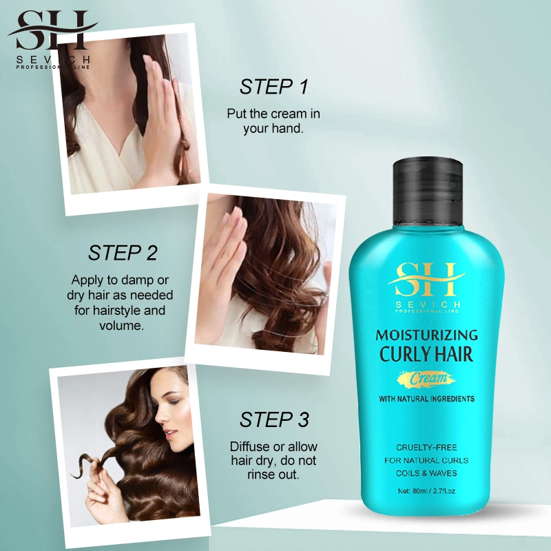 2023 Hot Sale Rendimiento de alta calidad/alto costo Natural Curl-Defining Crema Moisturizing privado Marca de crema activador de cabello de Curl Orgánico