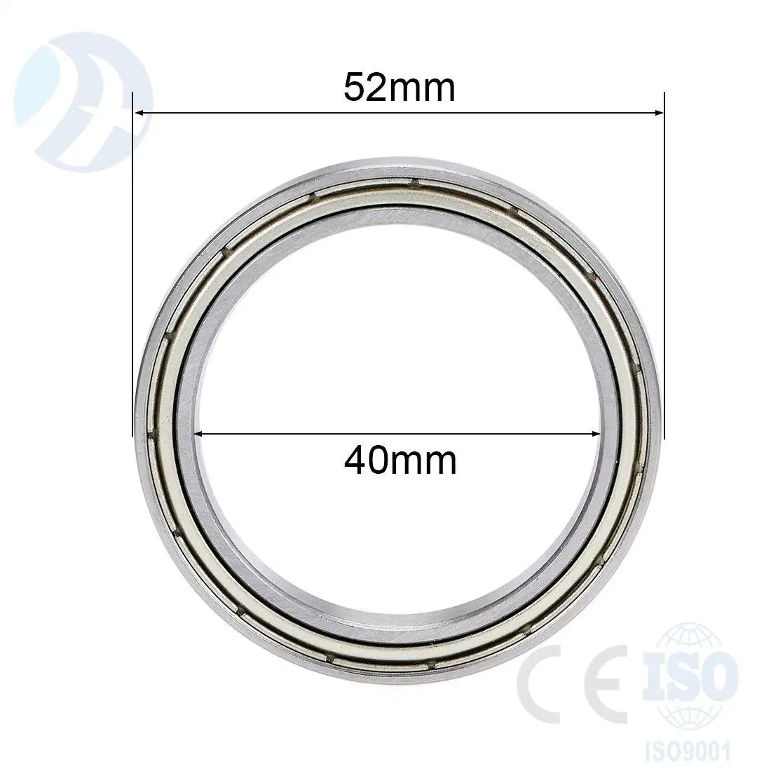 Factory Wholesale/Supplier Deep Groove Ball Bearings 6808 Auto Bearing Motor Accessories Motorcycle Parts Engine Parts Size 40*52*7mm