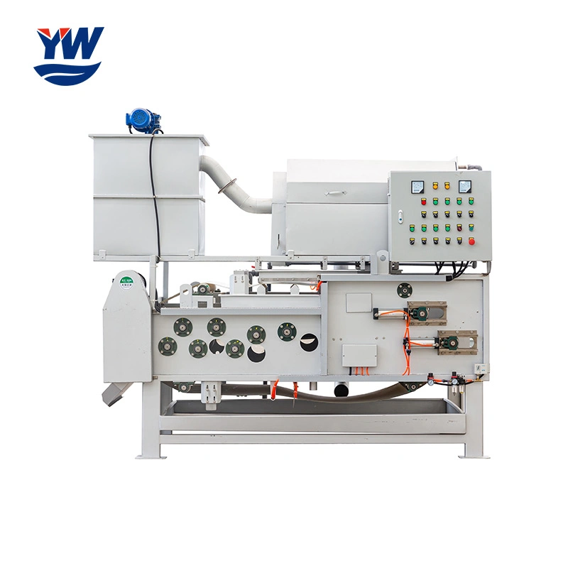 Fully Automatic Belt Filter Press Machine for Sludge Dewatering, Belt Presses in Wastewater Treatment, Chamber Type / Membrane Type / Plate and Frame Type