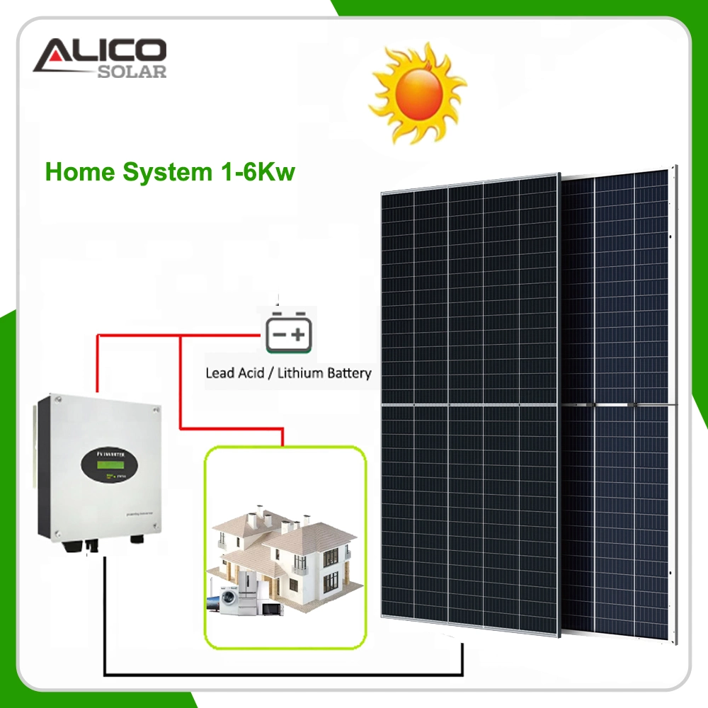 Fuera de la cuadrícula de 20 Kw a 1 MW Sistema de energía solar híbrida de 20kw Planta de Energía Solar Kit solar de 1MW