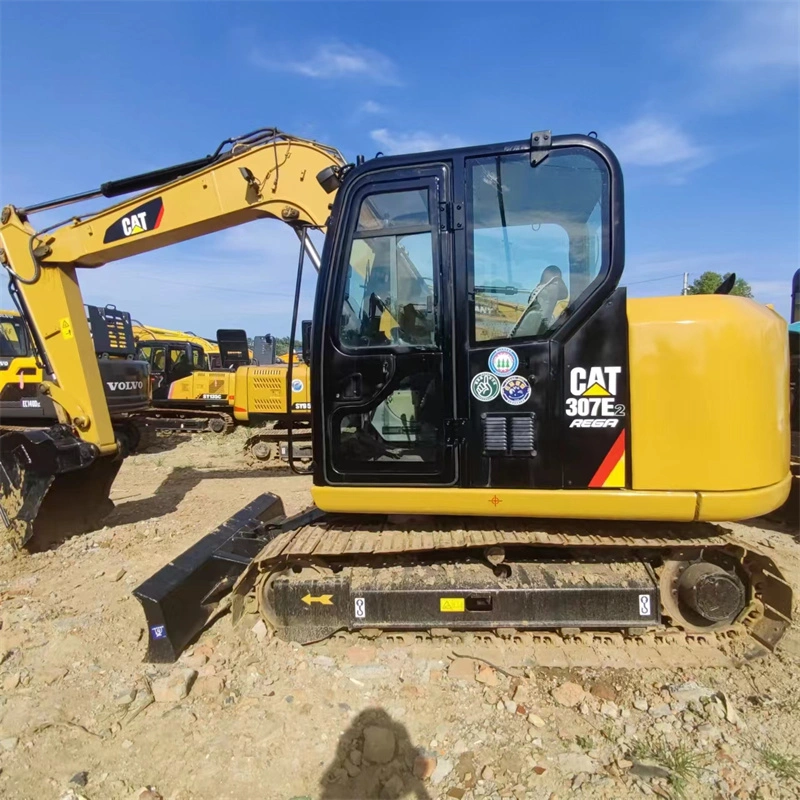 Used Cat 307e2 Caterpillar 307e Mini 7ton Excavator Small Construction Machine 307D