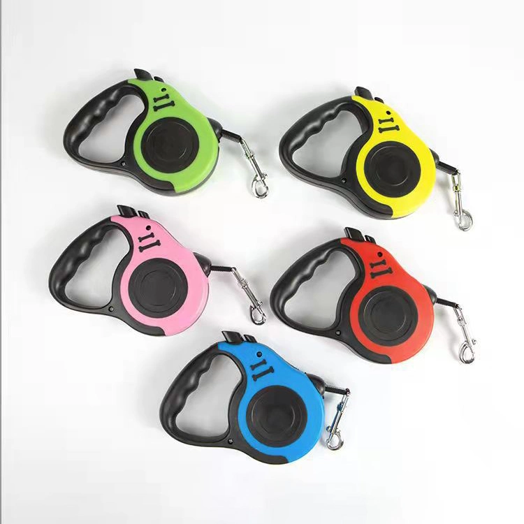 Secure Pet Automatic Pet Products Accessories OEM New Bright Dog Leash Retractable Dog Leash