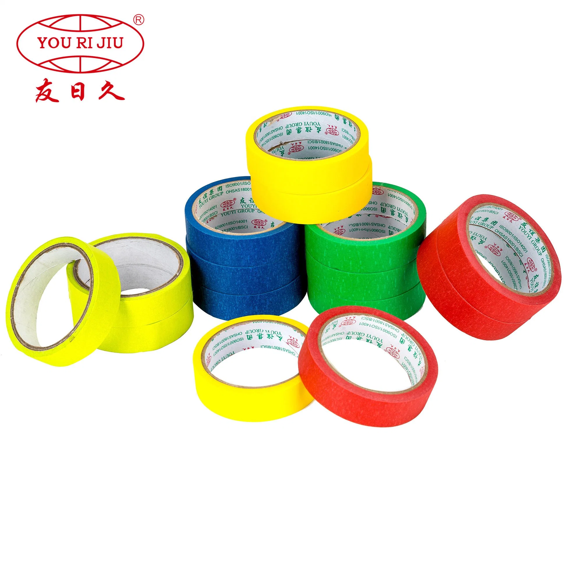 YOURIJIU Custom Colored Anti-Slip Rubber Masking Tape for Car Painting Decoration