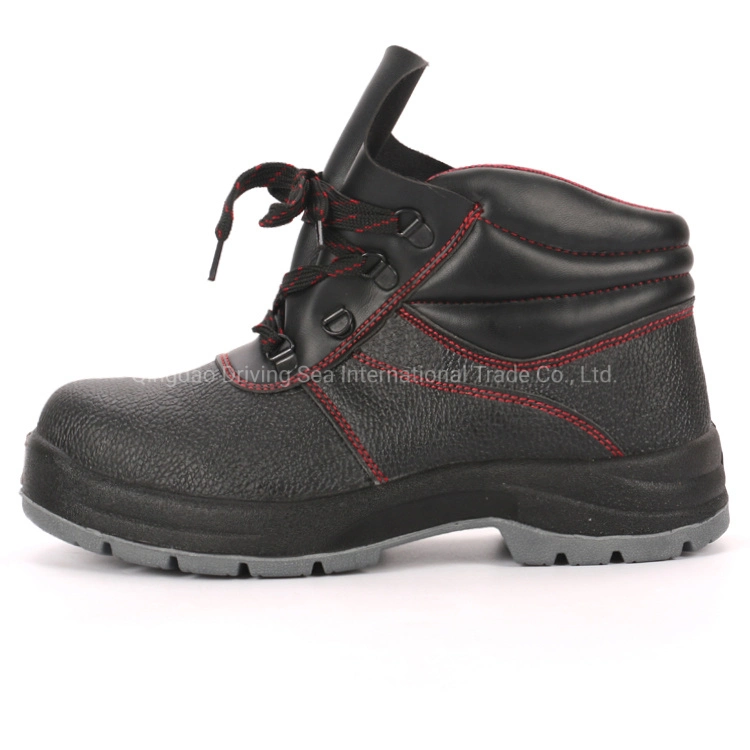 High quality/High cost performance  PU Leather Safety Shoes Used in Tough Surrounding