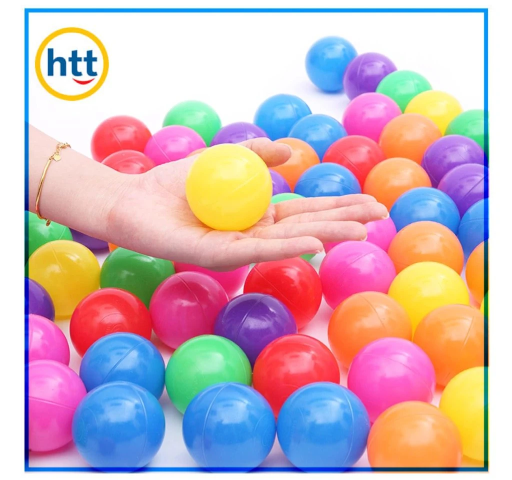 Jeux de sport de jeu extérieur coloré des jouets de bain Ballon de plage à billes en plastique des billes de l'océan