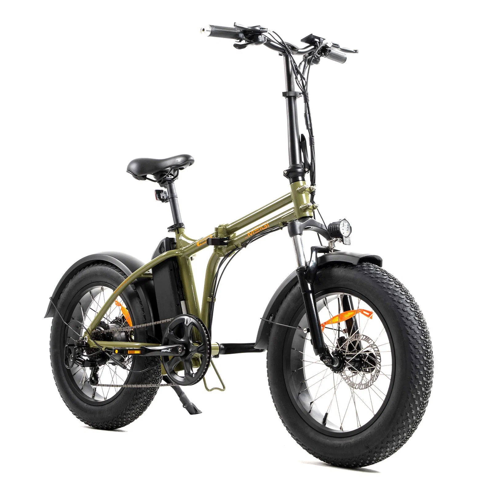 48V500W 48V10.4ah Lithium Battery Front/Rear Disk Brake Fat Tire Electric Folding Assist Bike