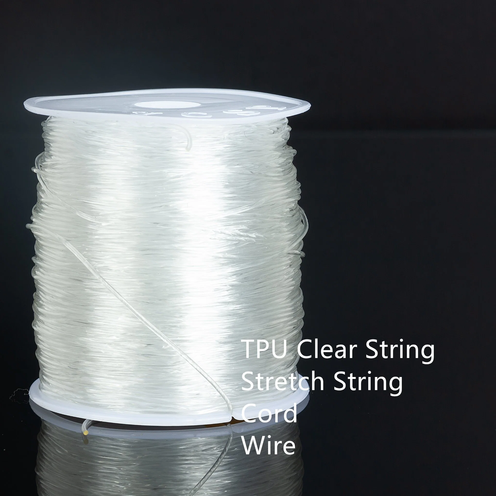 Wholesale/Supplier Transparent Crystal High Elastic TPU Thread Durable Beading Cord String for Bracelet Making