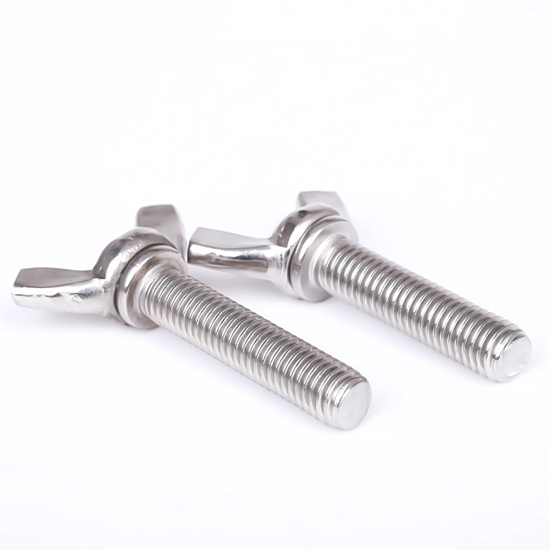 Wholesale/Supplier Factory Butterfly Bolt SS304 SS316 Stainless Steel Wing Bolt