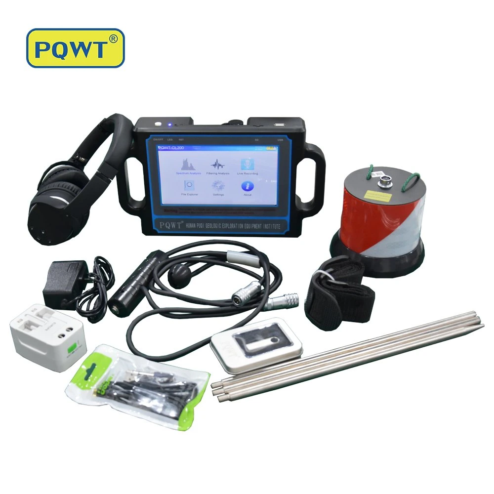 Pqwt-Cl400 Underground 2m City Water Supply Pressure Pipelines Leak Plumbing Tools Water Leak Detector