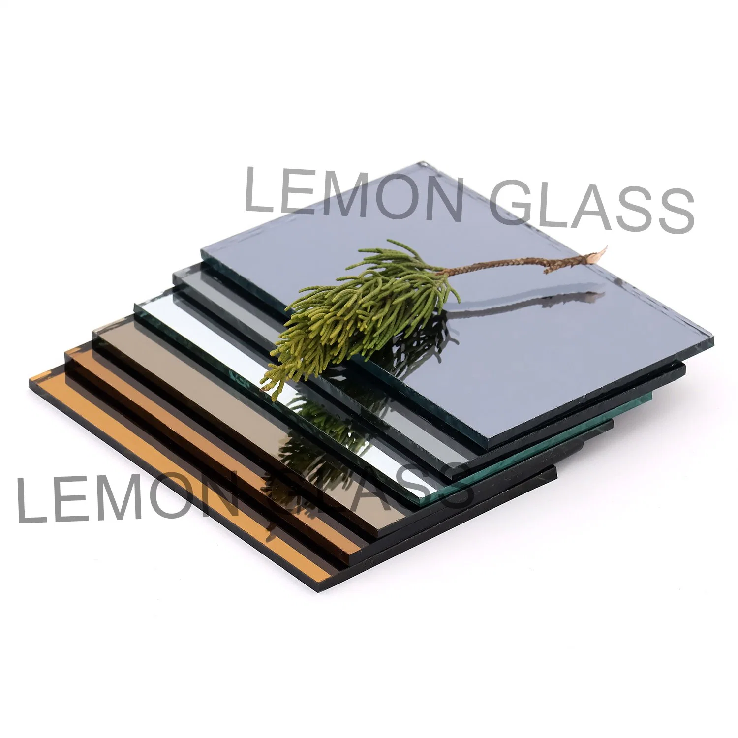 2-6 mm Bronze Double Coated Aluminum Mirror Glass