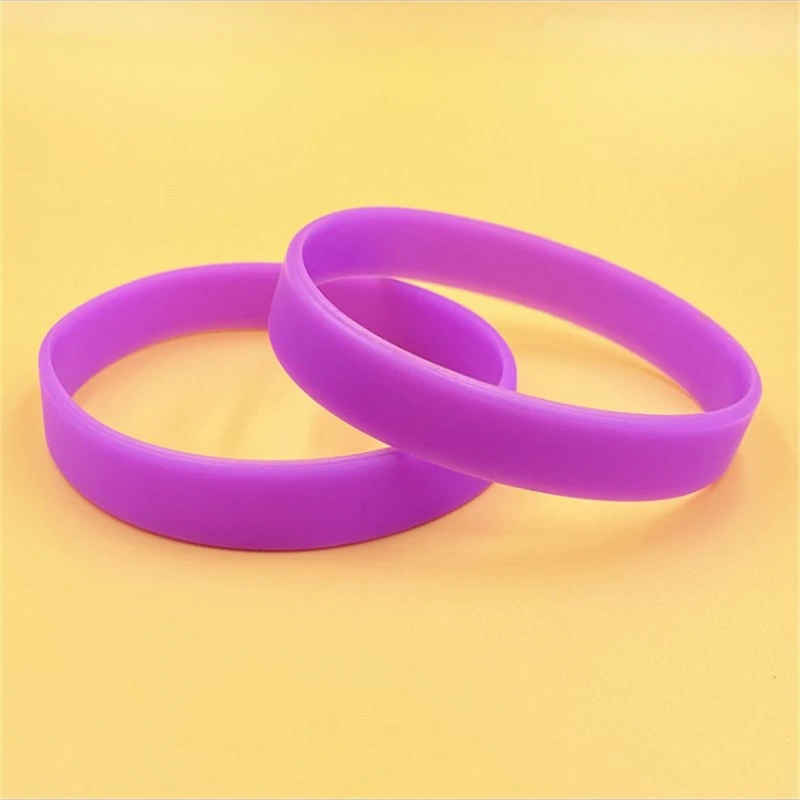 Fashion Colorful Rubber Wristband Debossed Sports Smart Cloth Cancer Rubber Anime Jewelry for Silicone Bracelet