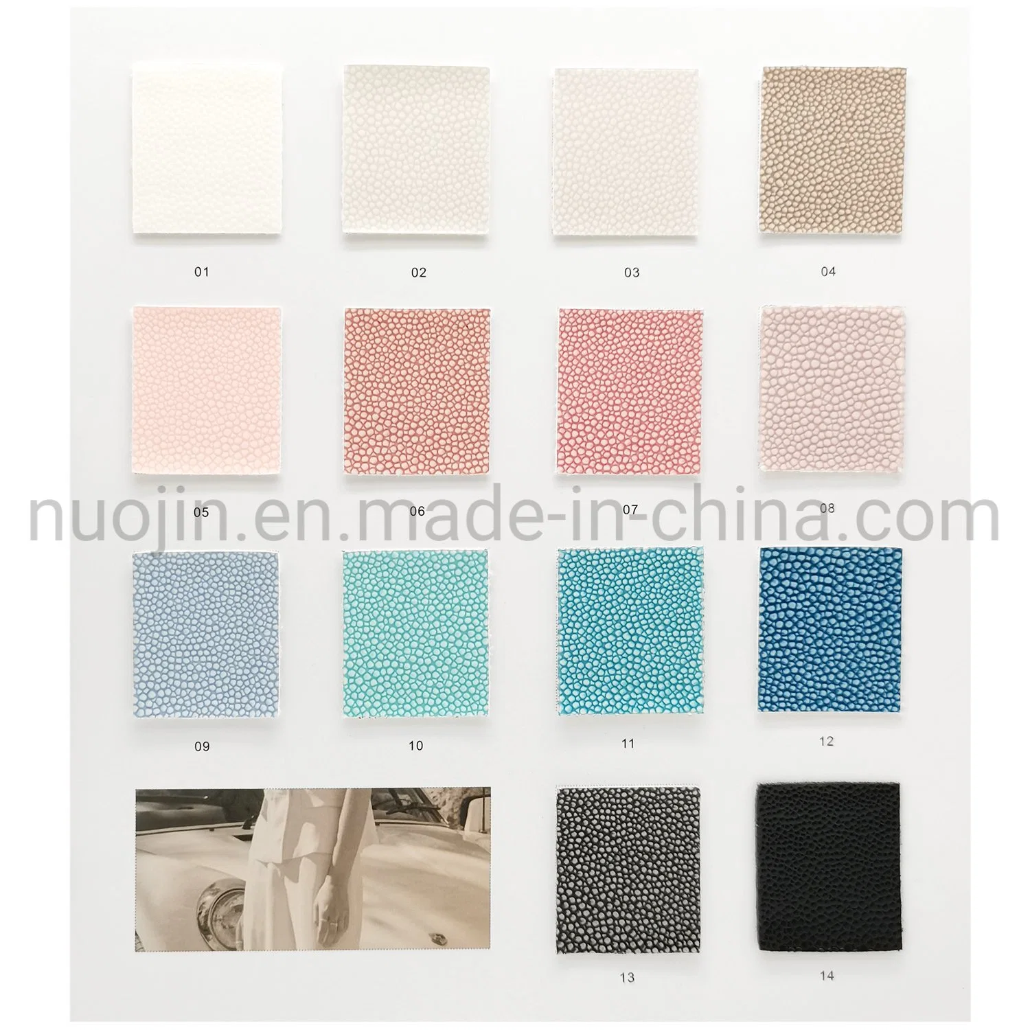 نموذج مخصص لتدرج السمك اللامع Sparkle Fabric Fifaux Latherette لفائف كاملة الحجم من جلد السمك chunky فقاعة