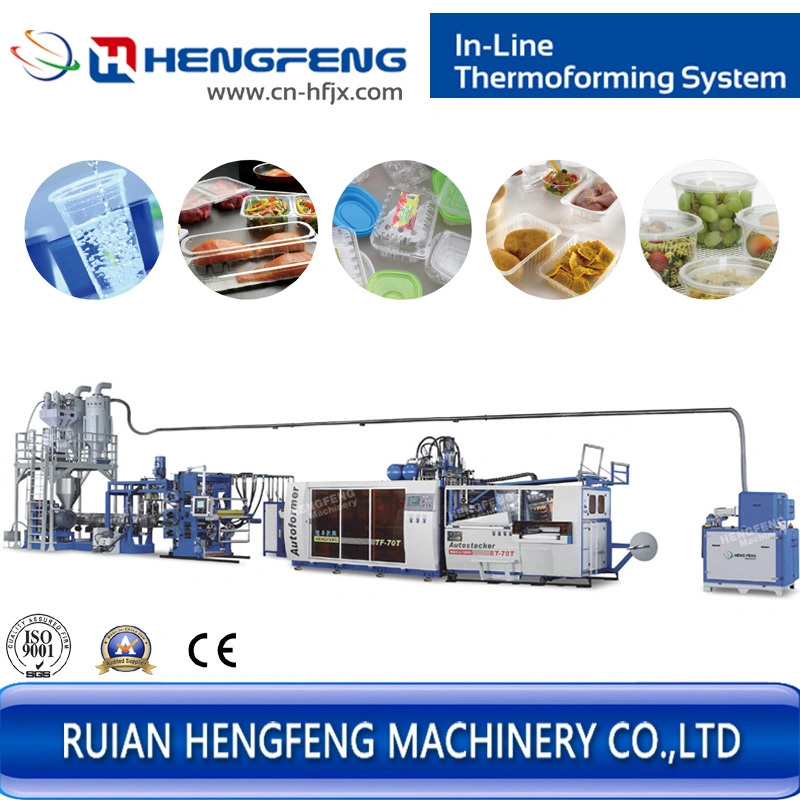 in Line Thermoforming Machine for Plastic Cup