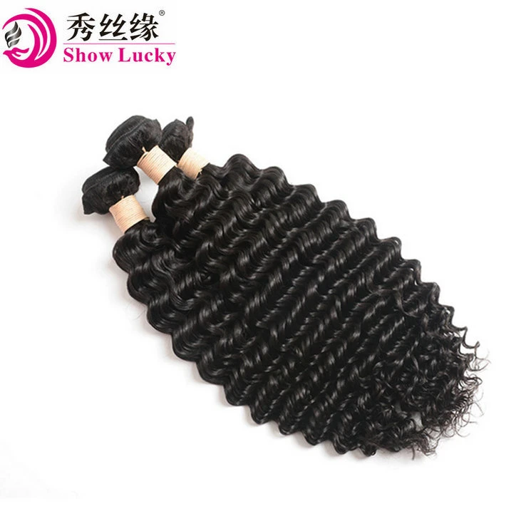 Human Hair Factory Price Remy 100% Virgin Peruvian Deep Wave Hair Weaving