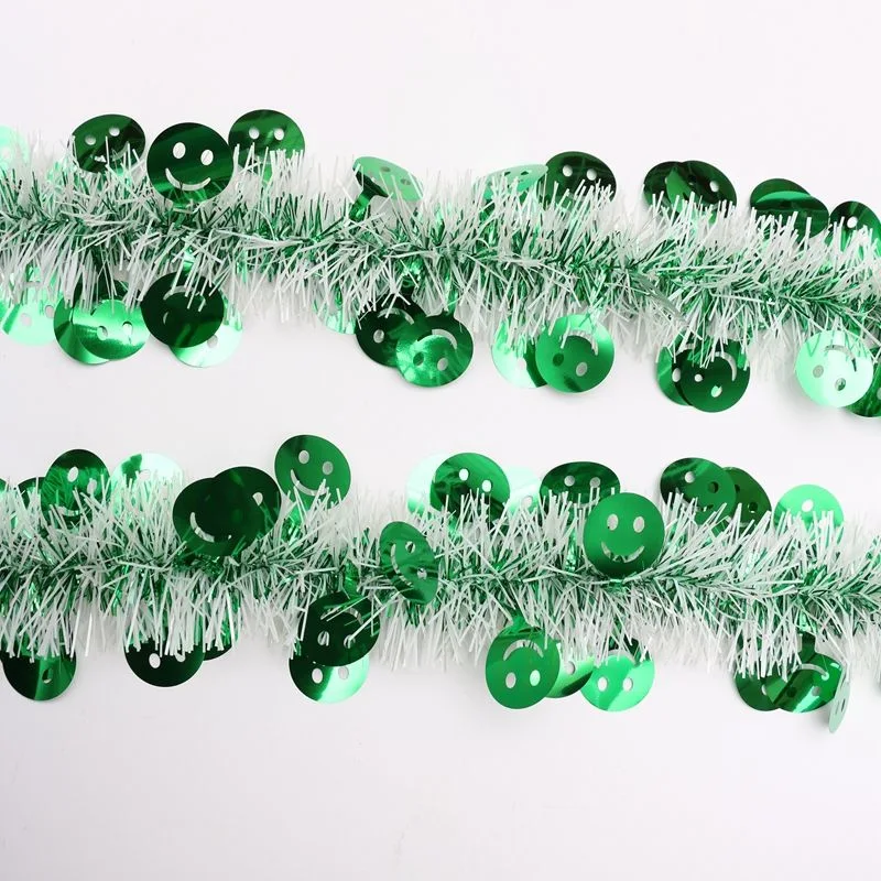 Hot Sale Birthday Wedding Tinsel Garland Smile Holiday Party Decoration