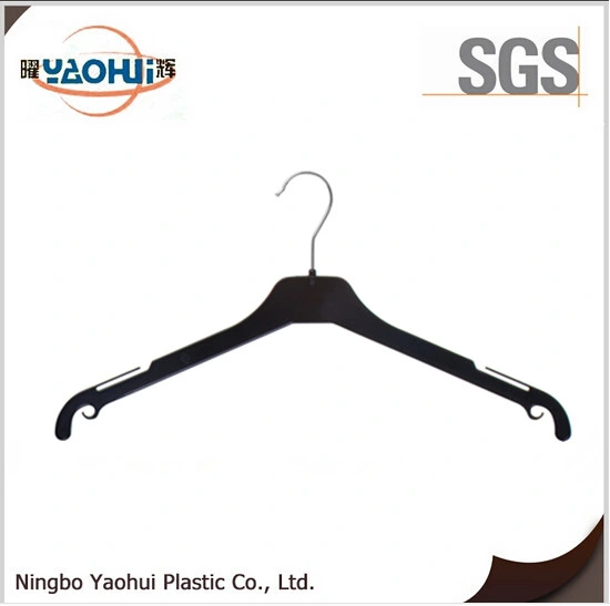 Plastic Coat Hanger with Metal Hook for Display Hot Sell