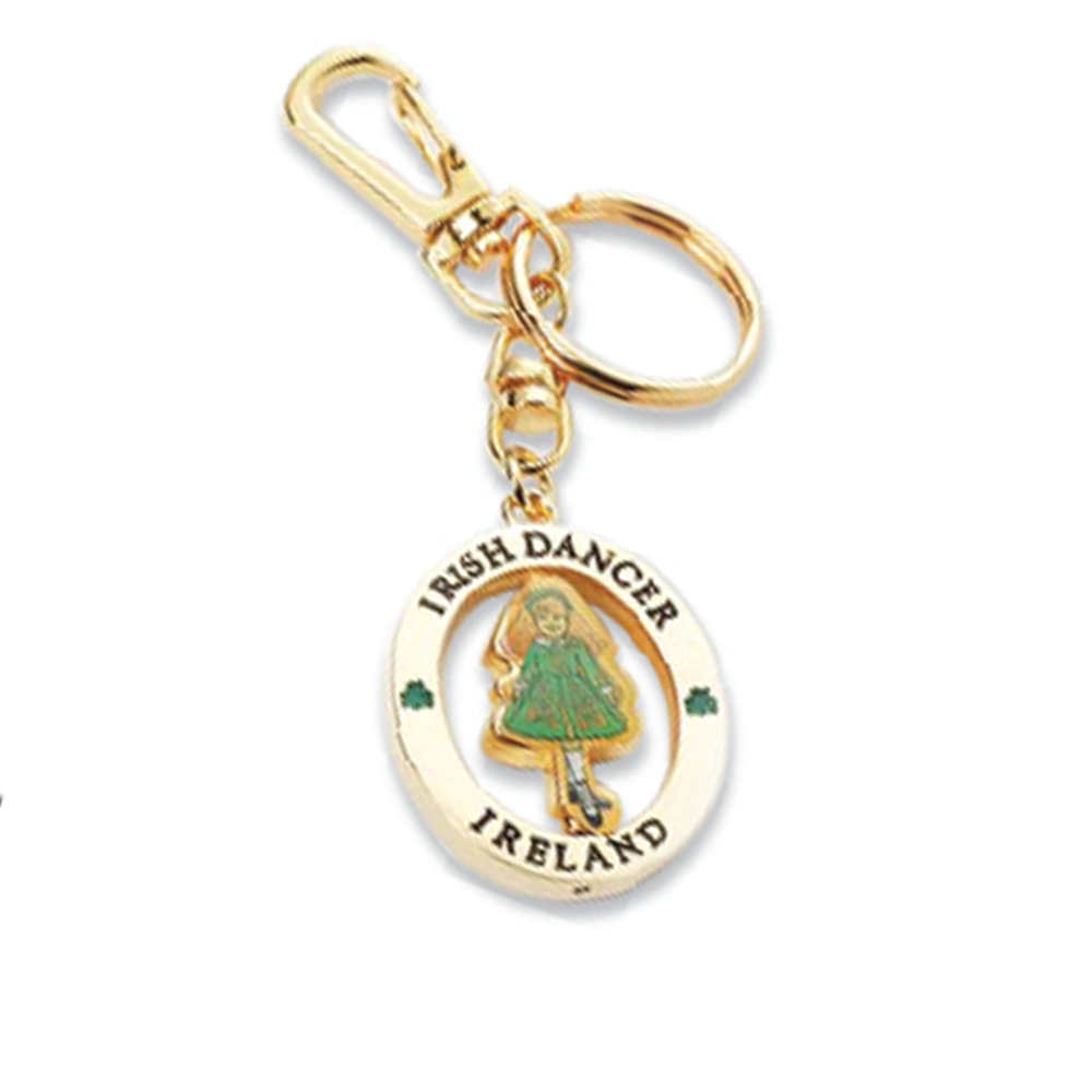 Souvenir Metal Zinc Alloy Fashion Customized Keychain Personality Colorful Key Rings Metal