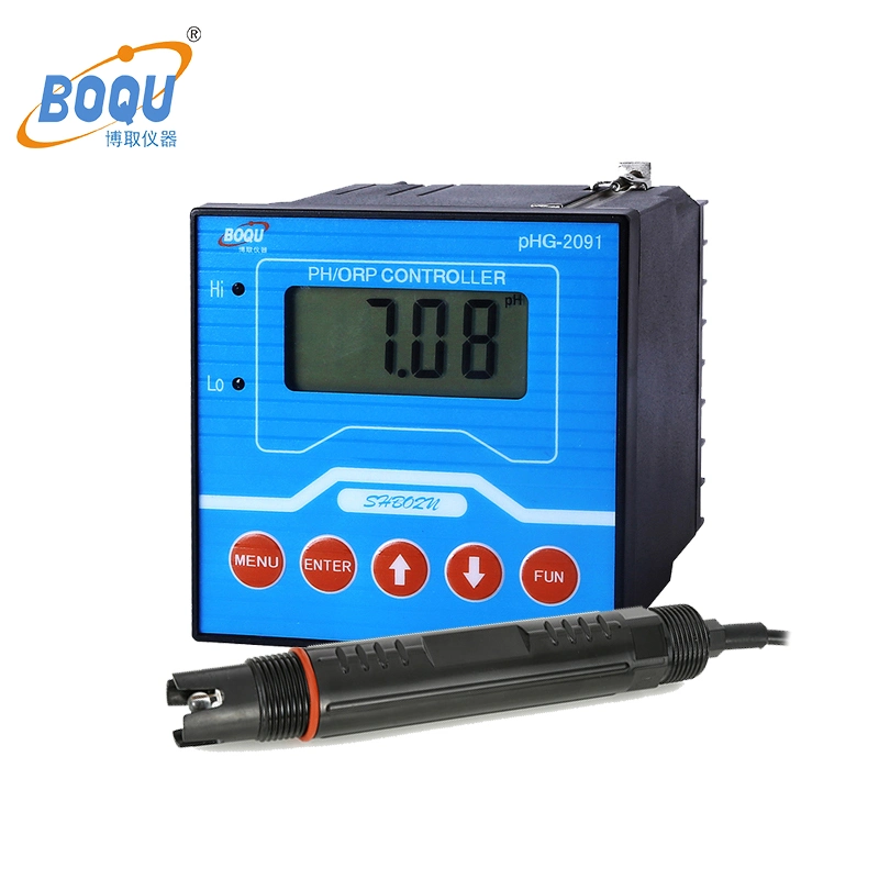Boqu Phg-2091 Industrial pH ORP Meter for Panel Wall or Pipe Installation pH Transmitter pH Meter