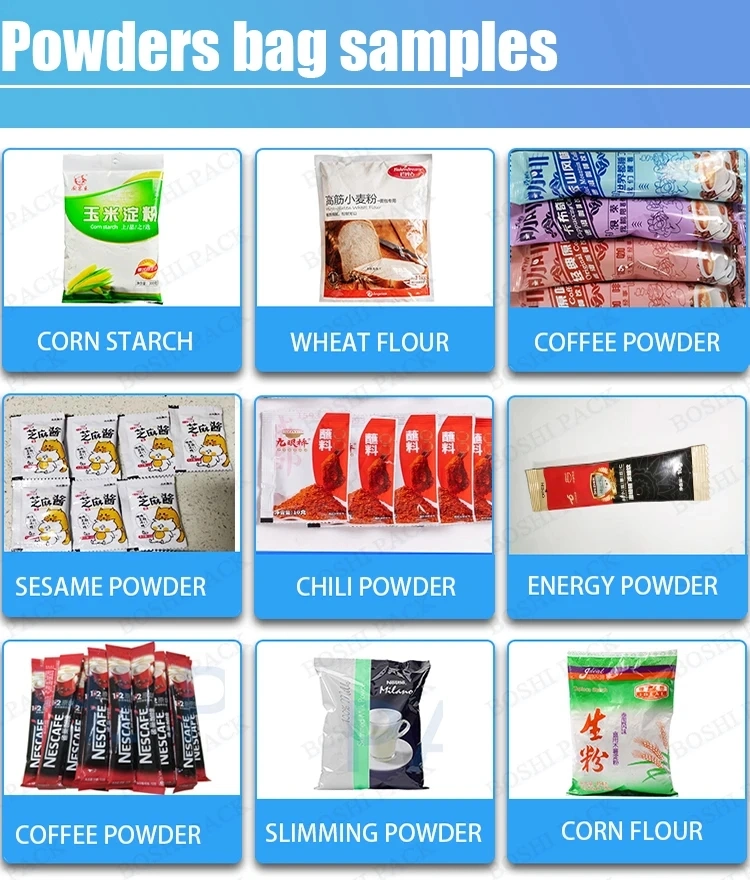 Automatic Flour Small Sugar Vertical Powder Pouch Packing Packaging Machine Masala Protein Powder Packing Machine Price