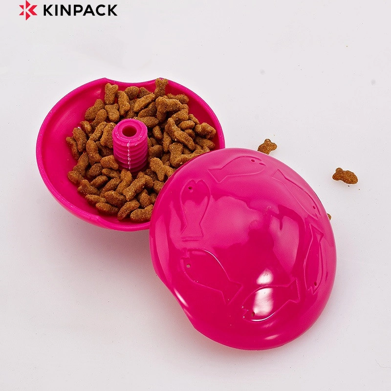 Fournisseur Kinpack animal de compagnie drôle d'aliments pour animaux de compagnie de jouets qui fuit la bille de chats chiens mangeoires jouets interactifs