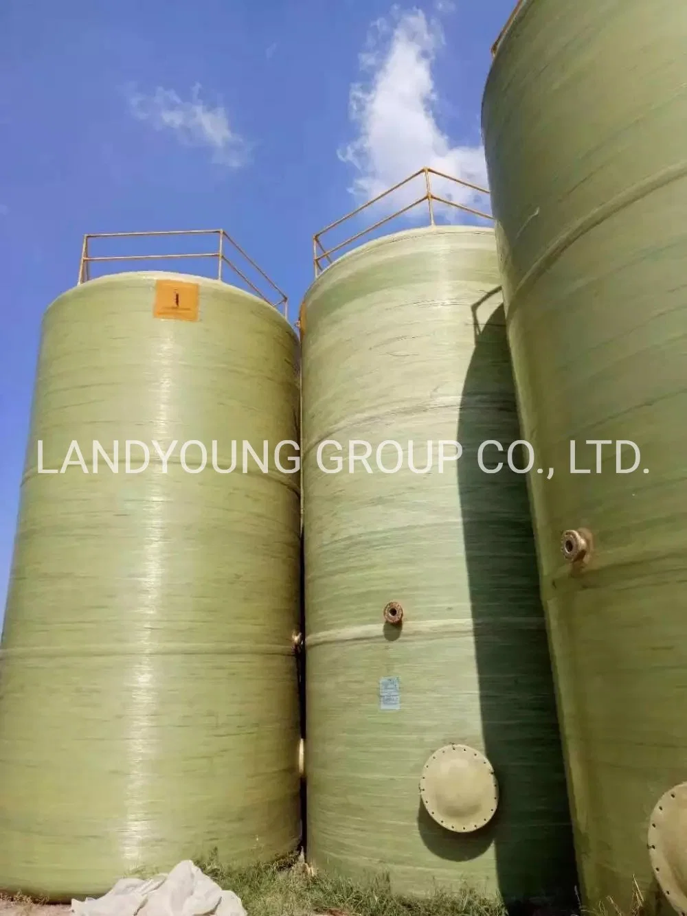 FRP Mixer Tank FRP Large Horizontal Fire Transport Storage Tank