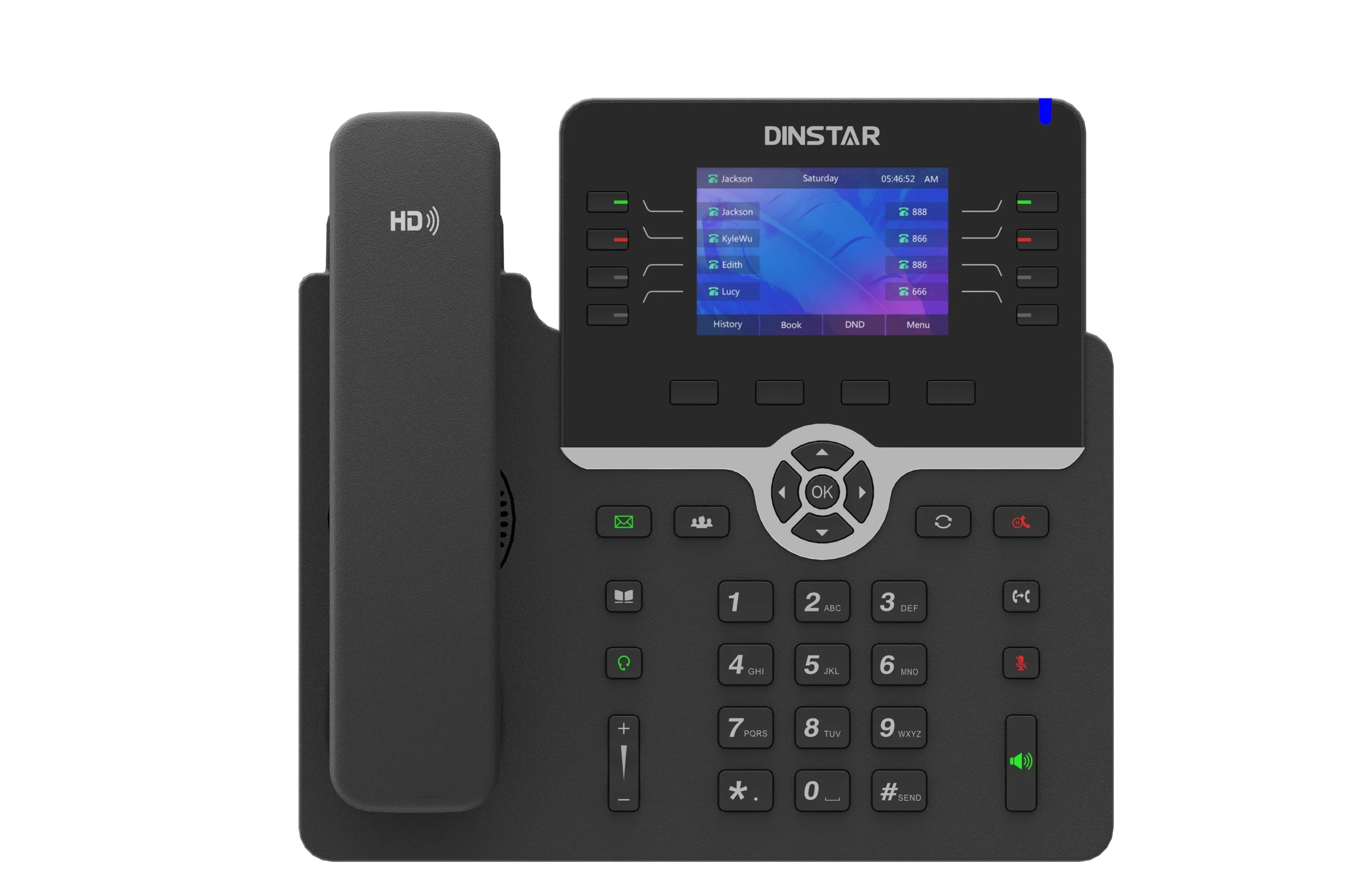 New Orginal Manufacturer Dinstar OEM VoIP Phone C64G