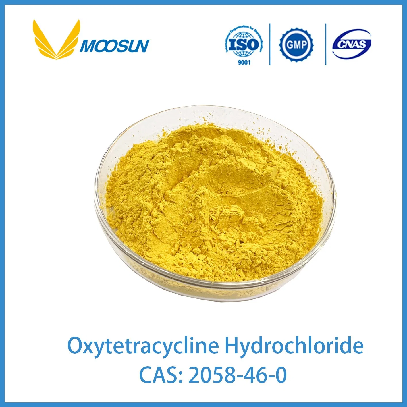 Превосходное качество ветеринарных Oxytetracycline HCl API с силовым агрегатом ISO