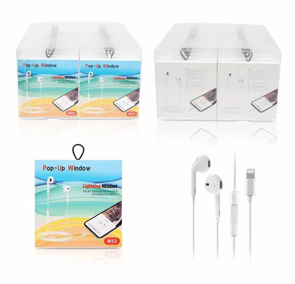 Lightning Wired Earphones for iPhone in Ear Headphones Earbuds with Mic