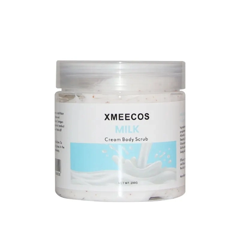 Wholesale Custom Logo Body Care Herbal Cream Milk Skin Lightening Body Scrub