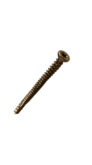 Torx Recess T30 Concrete Screws Yellow Zinc Plated