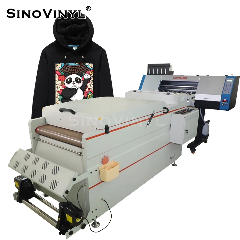 SINOVINYL DTF Printer PET Film Heat Transfer Jersey Cloth Inkjet Printers T-shirt Printing Machine