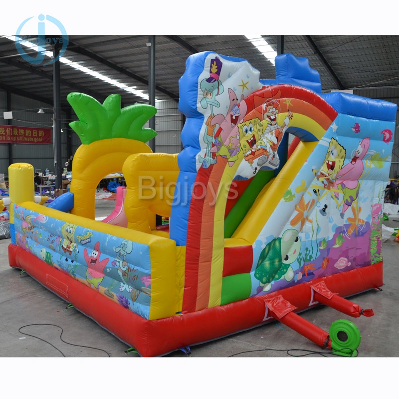 New Design Commercial Inflatable Bouncy Castle with Slide Inflatable Bounce Castle