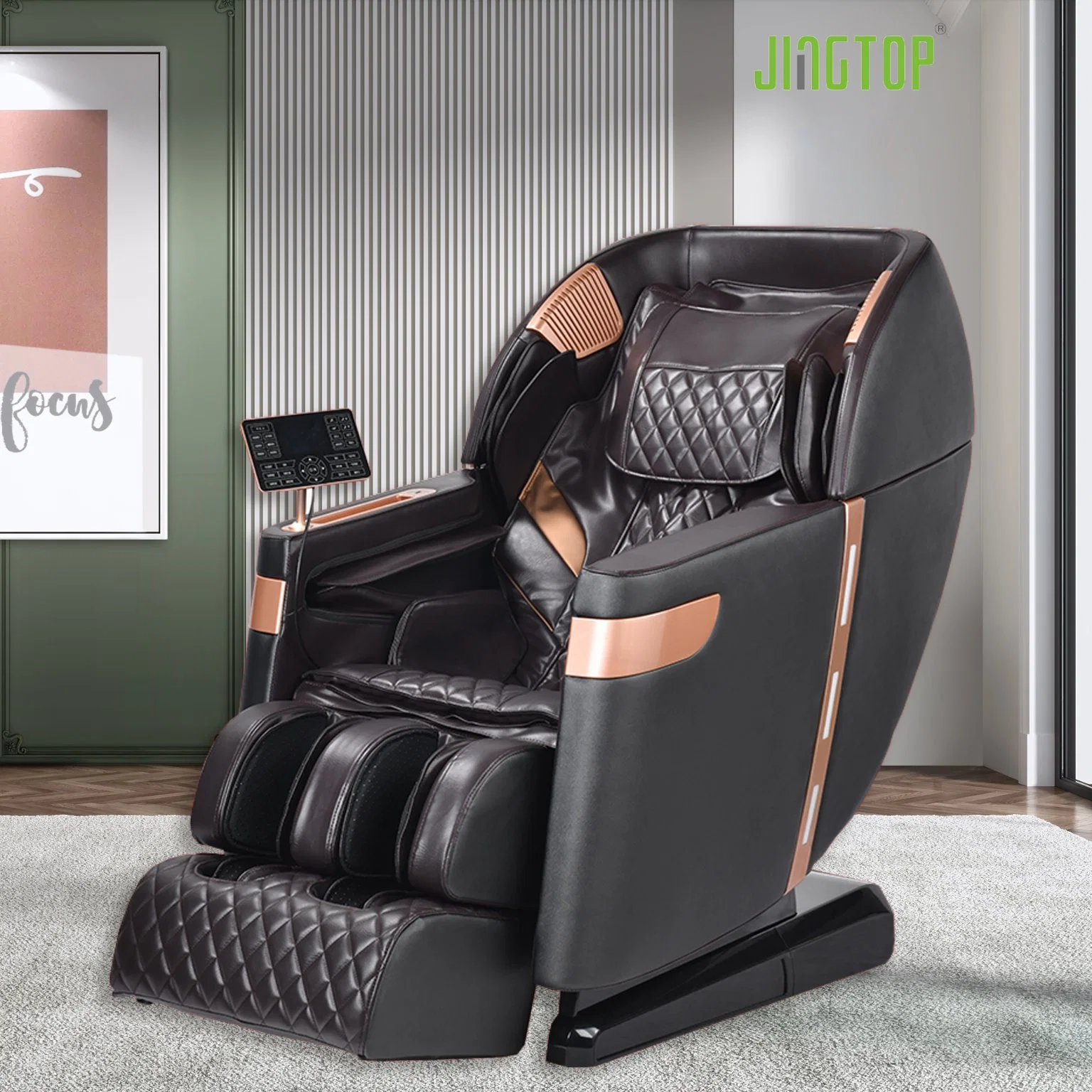 Full Body Electric Zero Gravity 3D Ai Music Luxury Shiatsu Massage Chair