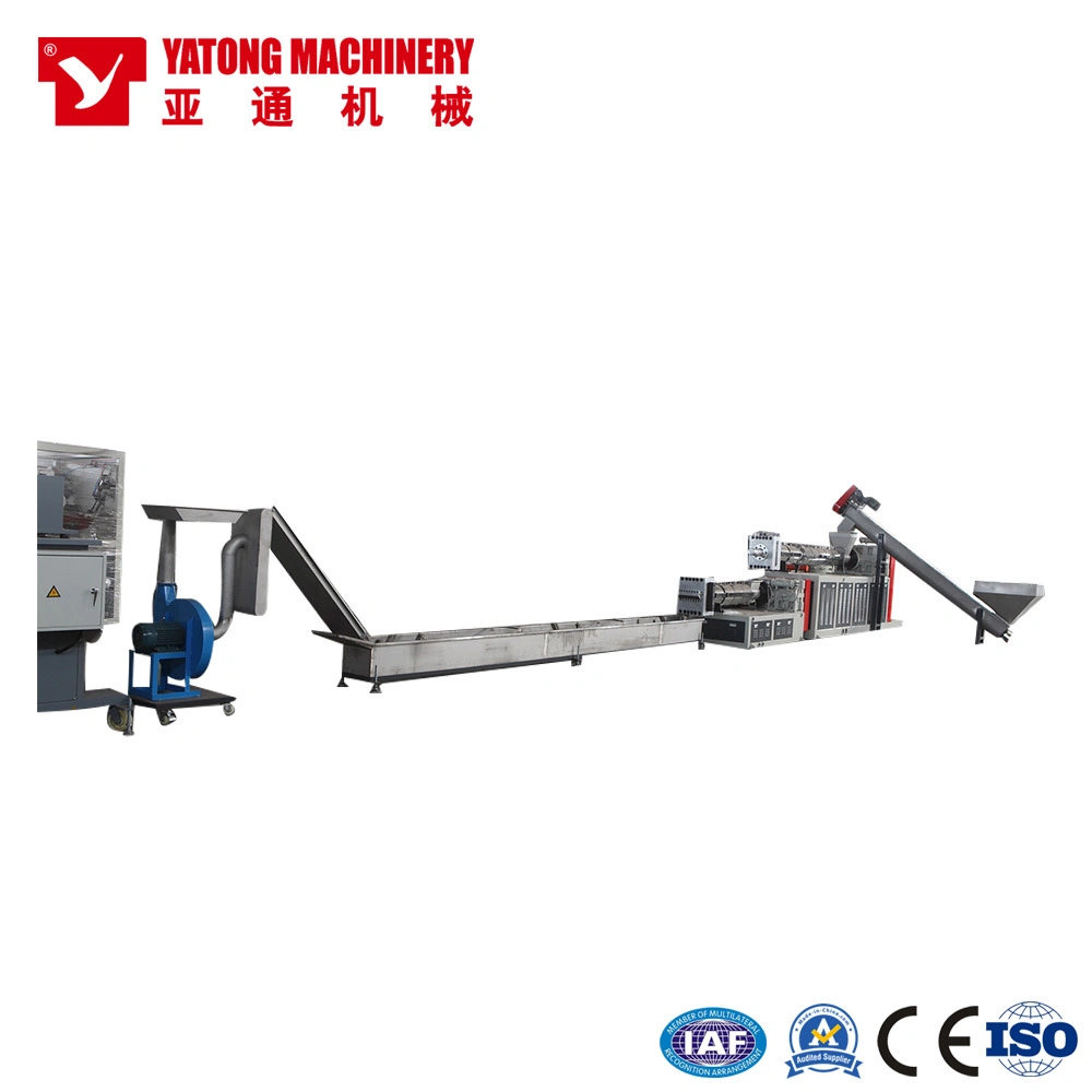 Yatong Double Stage Low Noise Pelletizer Granulator Plastic Recycling Machine